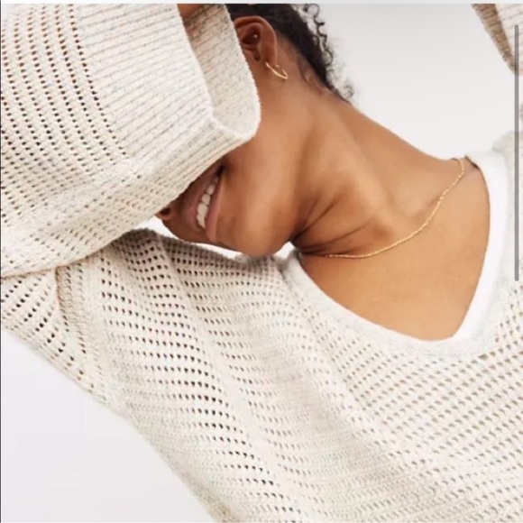 Madewell Rainbow speckled Marled Seville Pullover Sweater size small - Picture 3 of 14